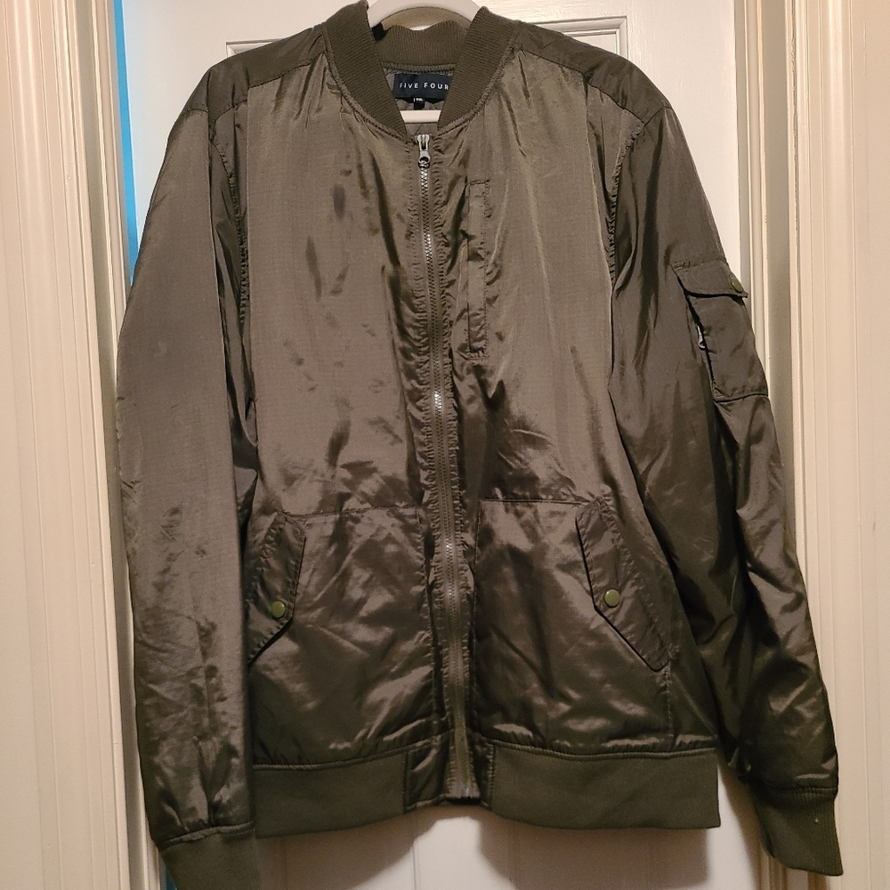 Green Bomber Jacket 2xl